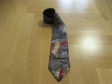 Marks&Spencer St.Michael 100% jedwab krawat vintag