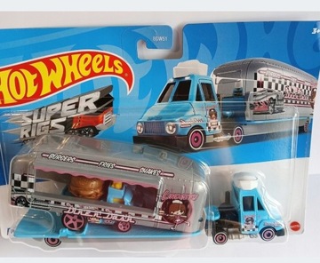 HOT WHEELS DINE N DASH SUPER RIGS TIR NOWY ZESTAW 