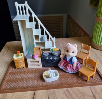 Figurka pies Sylvanian Families piekarnik kuchnia