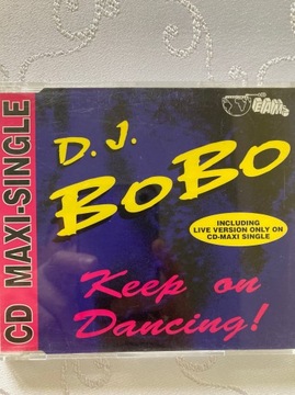 Płyta CD D.J. BoBo Keep On Dancing Maxi Singiel