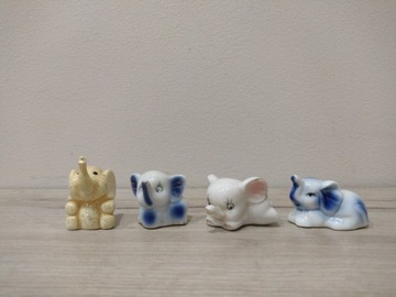 Kolekcja słoników porcelanowych 