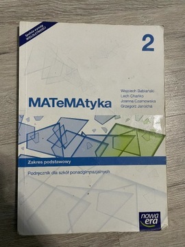 Podręcznik do matematyki klasa 2 Nowa Era