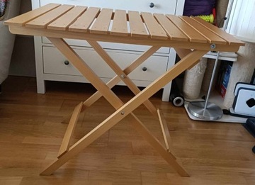 Drewniany stół składany 60x80