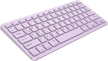 Bezprzewodowa klawiatura kolor fioletowy 