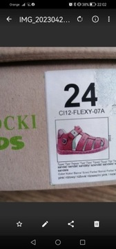 Nowe sandałki lasocki Kids flexy 24 wkl 15,9