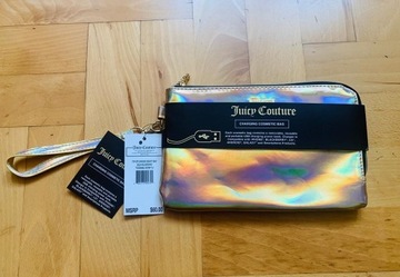 JUICY COUTURE - złota kosmetyczka z ładowarka USB 