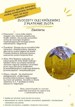 ZŁOCISTY OLEJ KRÓLEWSKI 