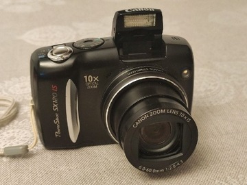 Canon SX120 IS Power Shot aparat cyfrowy 2xAA 10M