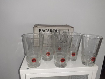 Bacardi szklanki 6 sztuk