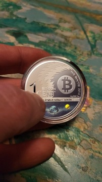 Moneta The Binary Eagle 1Bitcoin cent 2014 uncja