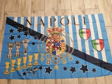 Flaga Napoli 140 x 80 cm
