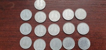 Moneta 1 zł. z lat 1965/88r. 