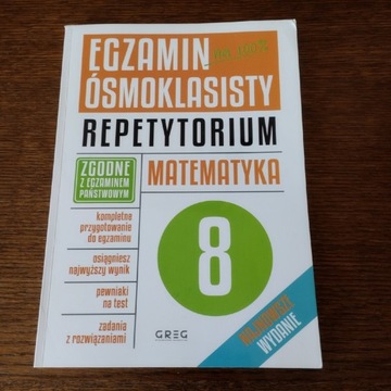 Repetytorium do egzaminu ósmoklasisty Matematyka 