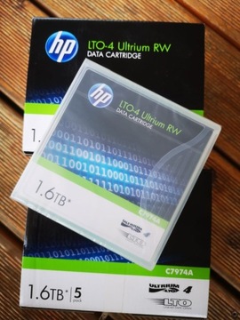 HP Taśma LTO-4 Ultrium 1.6 TB RW Data Cartridge