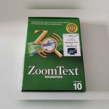 Program komputerowy ZoomText 10 - fabrycznie nowy!