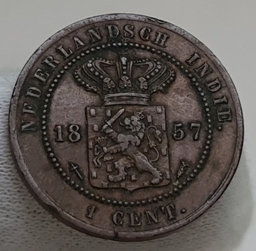 HOLANDIA INDIE 1 CENT 1857