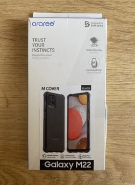 Silikonowy, czarny case do Samsung Galaxy M22