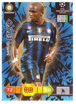 PANINI CHAMPIONS LEAGUE 10/11 ETO'O INTER 