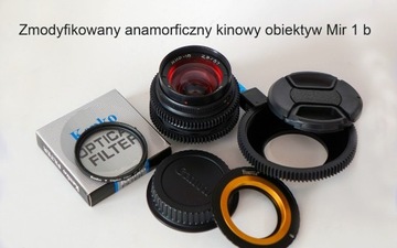 Zmodyfikowany anamorficzny obiektyw kinowy  Mir  1