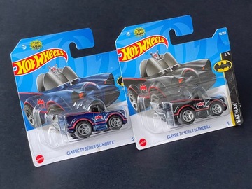 HOT WHEELS Classic Batmobile czarny i  granatowy