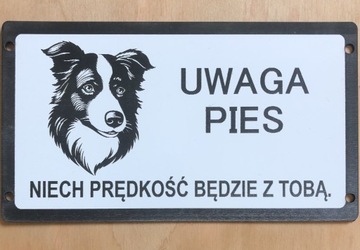 Tabliczka ostrzegawcza uwaga zły pies