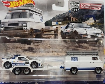  Hot Wheels Premium Team Transport Ford RS 200