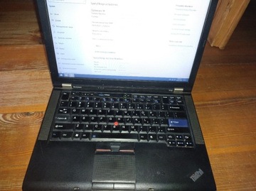 Notebook Lenovo T410 I5-520M RAM 8GB HDD 250 GB