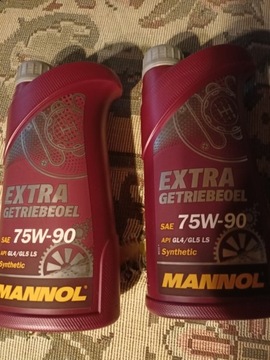 Olej przekładniowy 75W-90 GL-5 1l MANNOL 