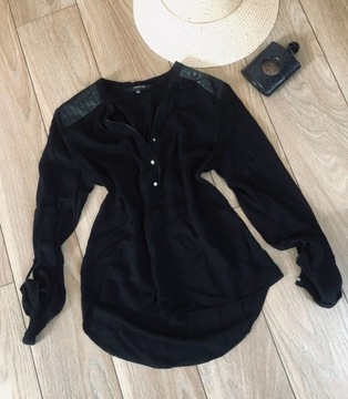 Czarna elegancka koszula bluzka 36 S Reserved