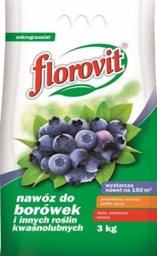 Nawóz Florovit do borówek  kwasolubnych  5 kg