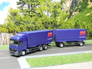 HERPA  MB ACTROS Z PRZYCZEPA