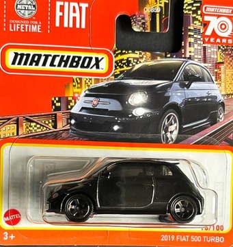 Matchbox 2019 FIAT 500 Turbo 2023