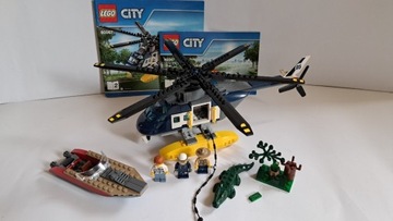 Lego City 60067 - helikopter policyjny - łódka