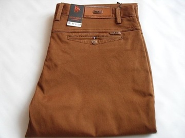 Spodnie Męskie Bawełniane Brązowe rozmiar W37 L32 NOWE