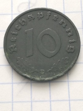 10 reichspfennig 1942 D III RZESZA Zn