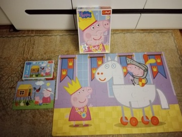 Giga Puzzle Trefl Świnka Peppa 