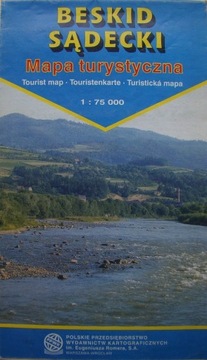 Beskid Sądecki. Mapa turystyczna. Wyd. XII. 1998