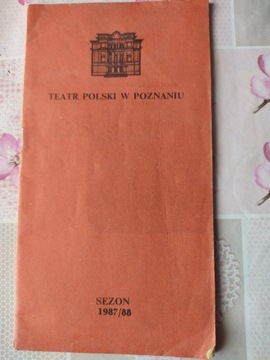 Program TEATR POLSKI W Poznaniu - 1987/88 DZIADY