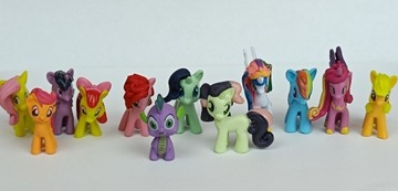 Figurki Zabawki Jednorożce Pony - 12 sztuk