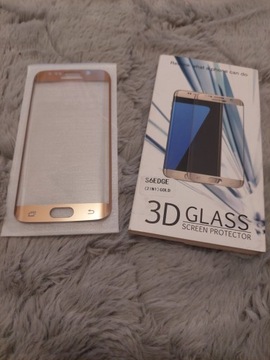 Szklo hartowane do samsung S6 EDGE złote 