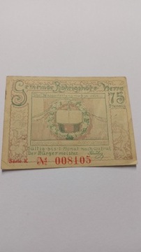 75 Pfennig Niemcy 