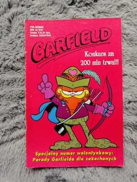 Komiks Garfield 2/1993 2/93 Tm-Semic