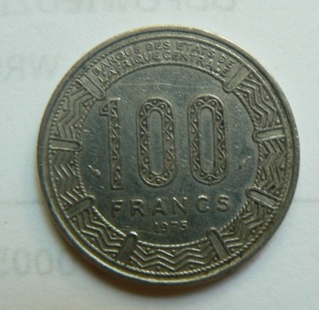 Kamerun 100 franków, 1975