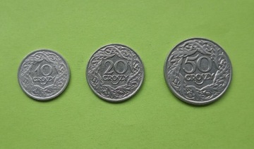 10, 20, 50 groszy 1923