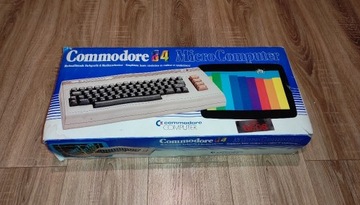 Commodore 64 w Boxie. Made in USA.