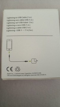 Kabel iPhone Apple do ładowarki 