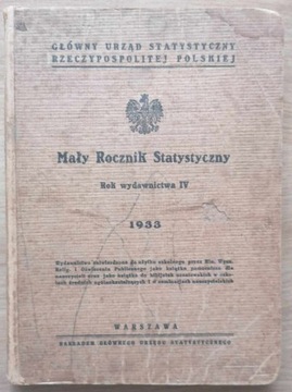 Mały rocznik statystyczny 1933