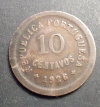 Portugalia 10 centavo 1926