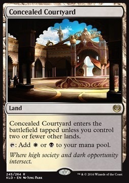 Karta MTG Concealed Courtyard (KLD)