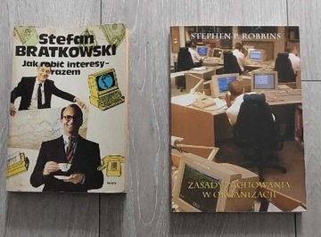 Dwie książki biznes i organizacja